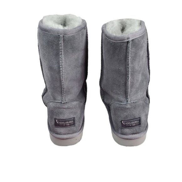 Koolaburra By Ugg Grey Koola Short Suede Leather Boots Size 9 - Picture 7 of 10
